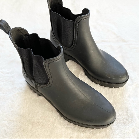 JEFFREY CAMPBELL Cloudy Waterproof Chelsea Rain Boot Size 8 Y2K 90s Grunge - Picture 2 of 8